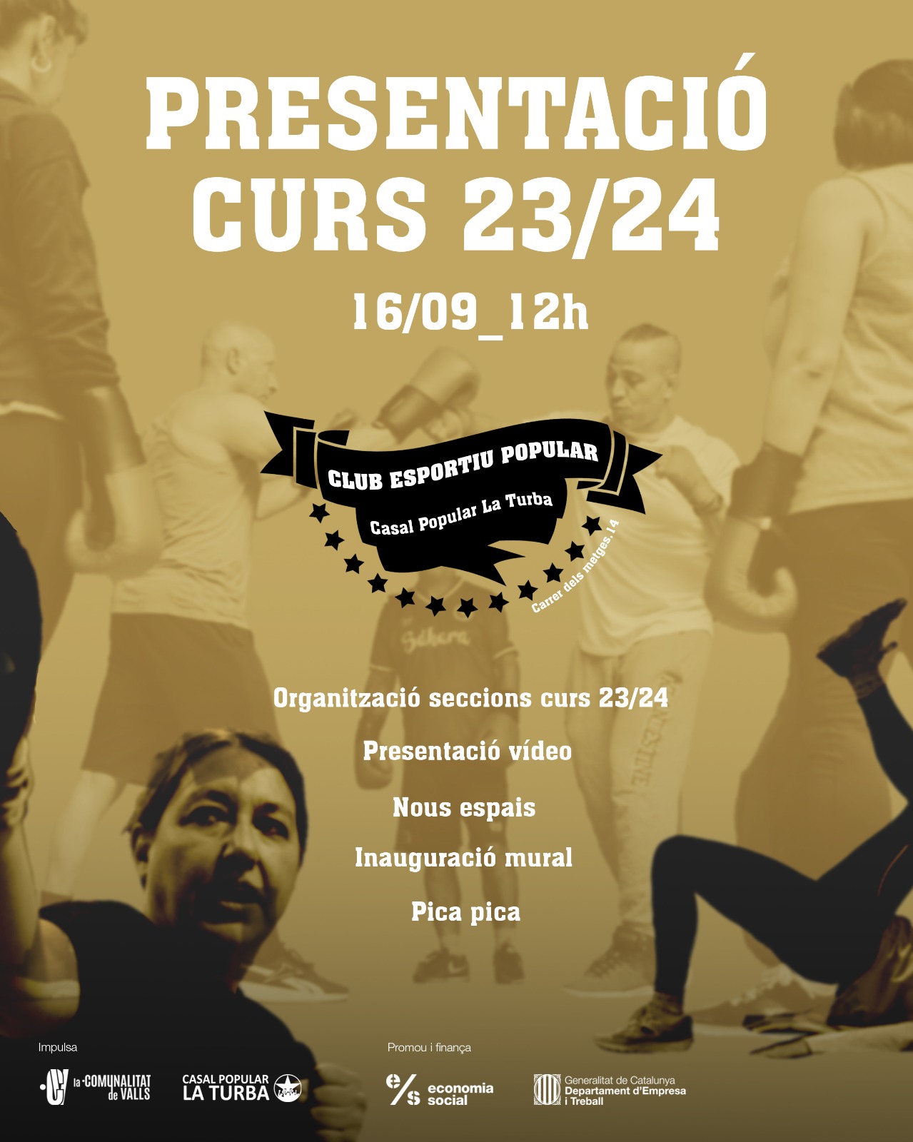 La Turba presenta el segon curs del Club Esportiu Popular